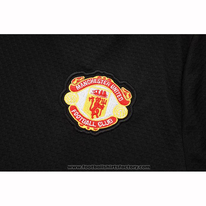 Tracksuit Manchester United Short Sleeve 2025-2026 Black - Shorts